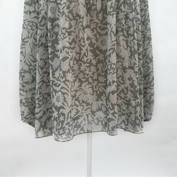 Lucky Brand Beaded Peasant Blouse Sage Green
Women's Size 3X Tassel Tie Boho - Picture 10 of 13